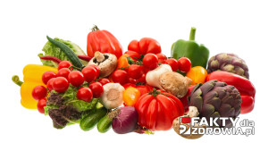 raw food ingredients. fresh vegetables