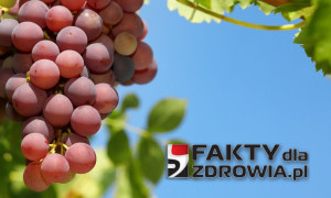 Red grapes.
